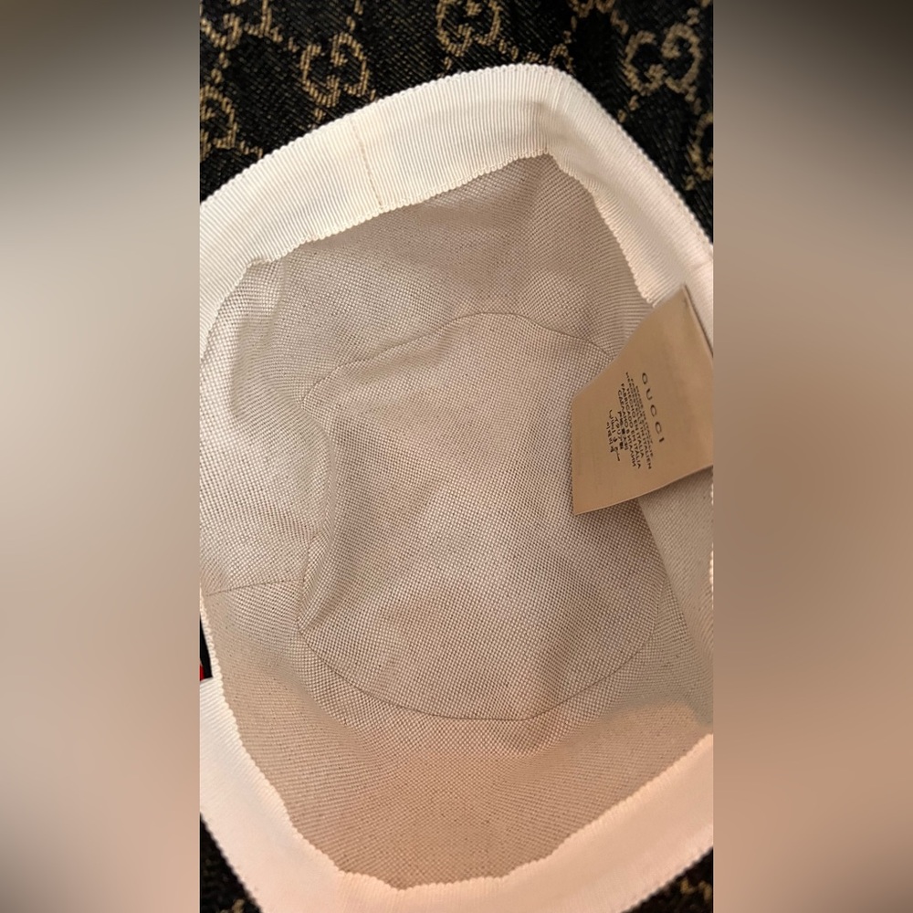 Gucci Signature Black and Brown Bucket Hat - Picture 7 of 14